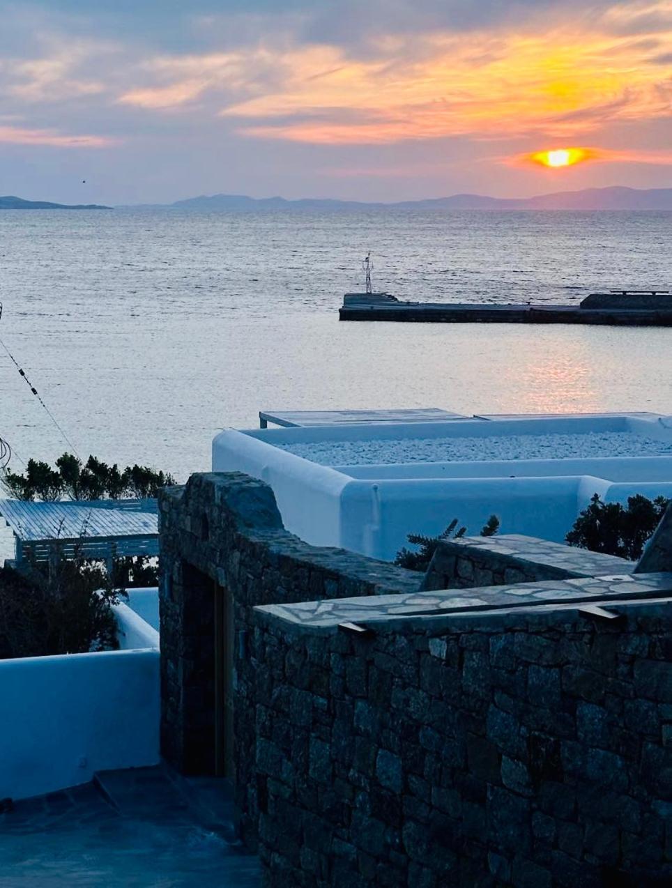 Mykonos Tourlos Nests - Sea View Escape Daire Dış mekan fotoğraf