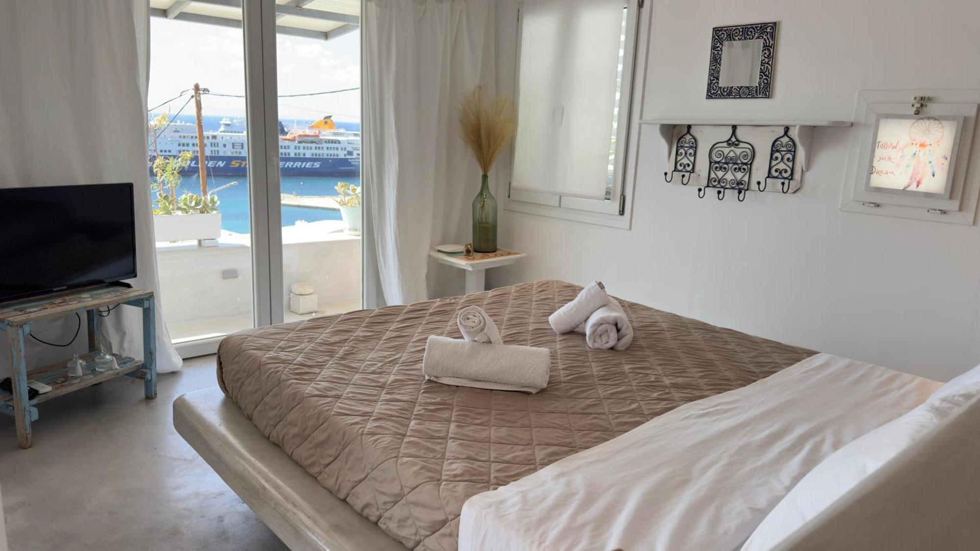 Mykonos Tourlos Nests - Sea View Escape Daire Dış mekan fotoğraf