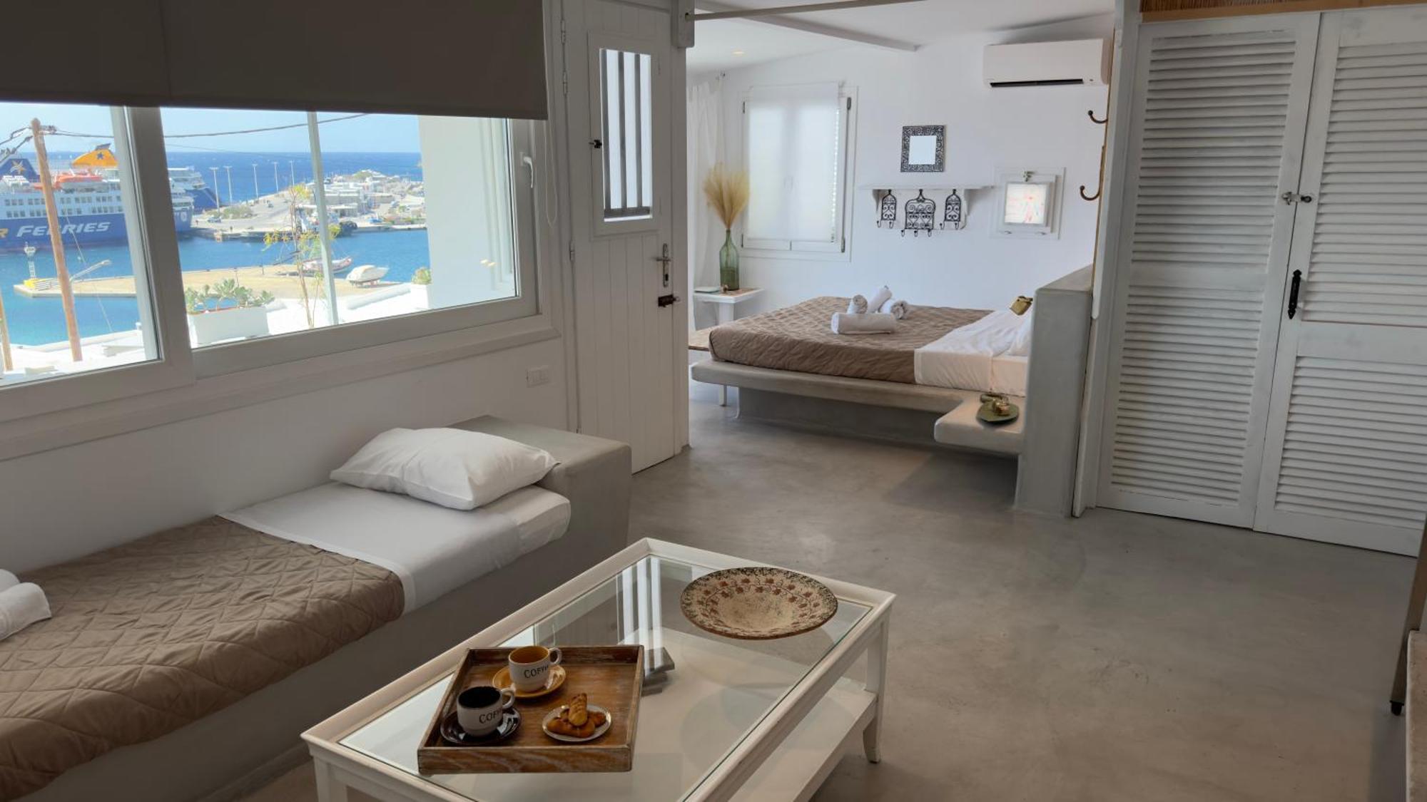 Mykonos Tourlos Nests - Sea View Escape Daire Dış mekan fotoğraf