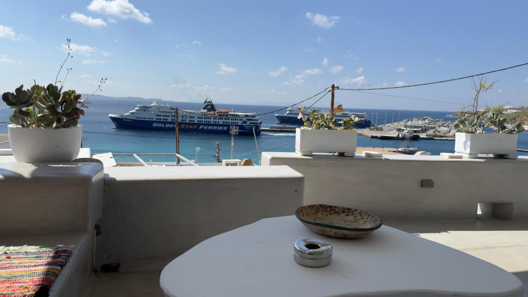 Mykonos Tourlos Nests - Sea View Escape Daire Dış mekan fotoğraf