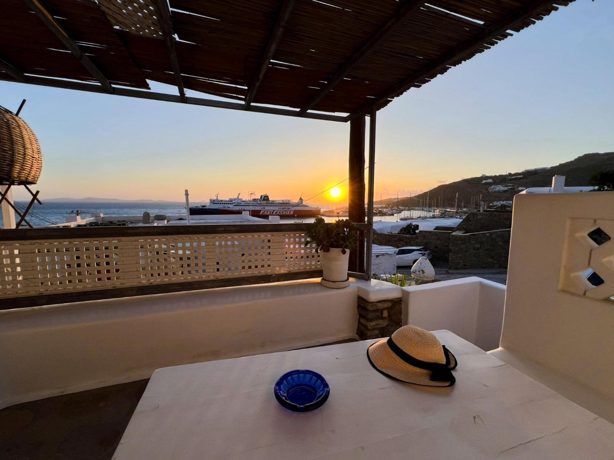 Mykonos Tourlos Nests - Sea View Escape Daire Dış mekan fotoğraf