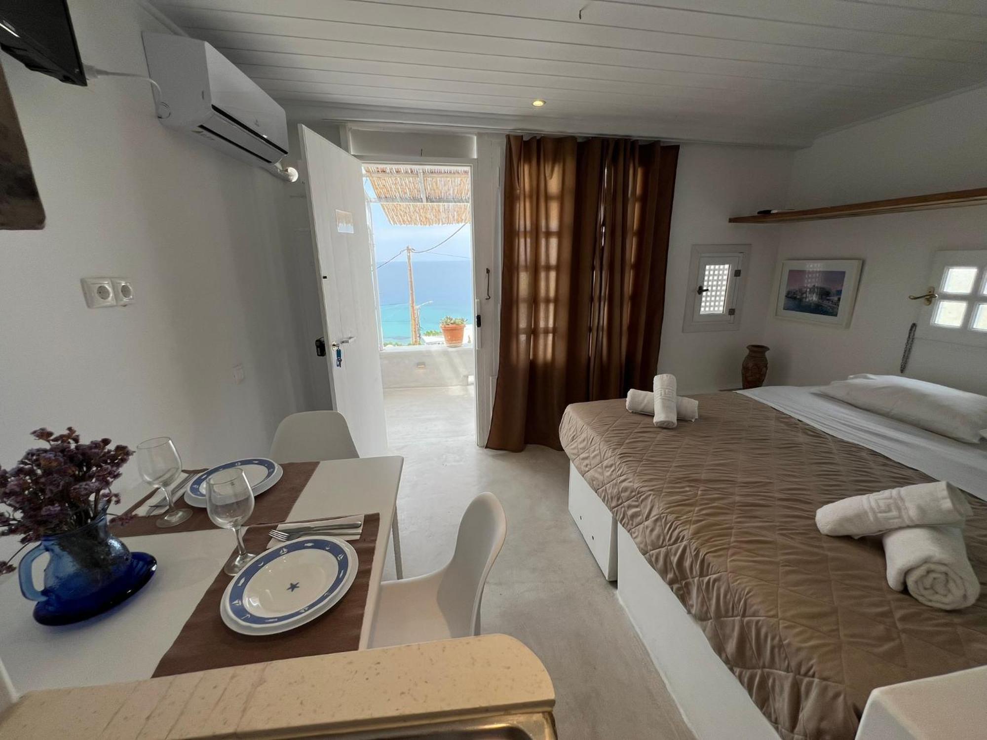 Mykonos Tourlos Nests - Sea View Escape Daire Dış mekan fotoğraf