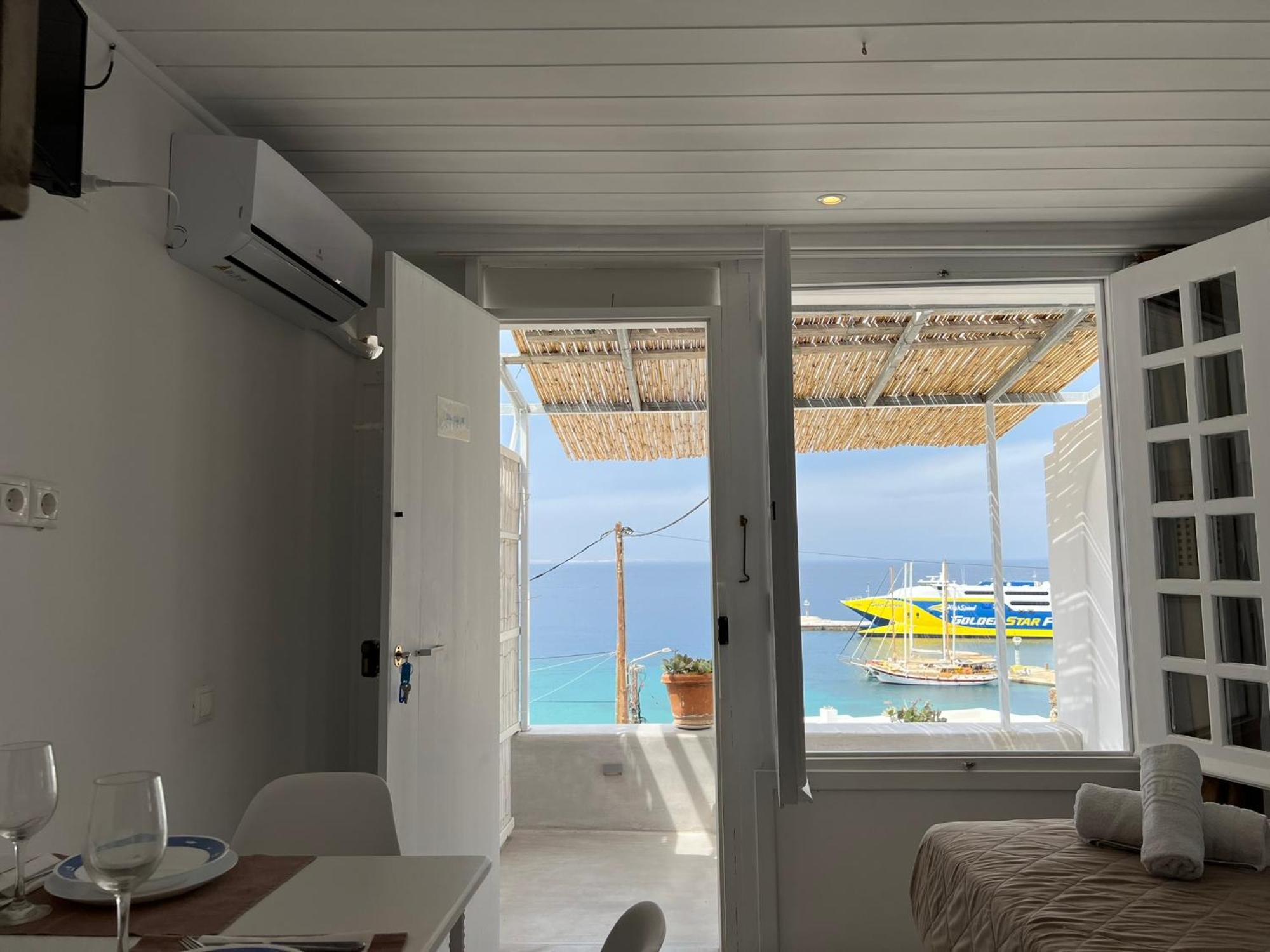 Mykonos Tourlos Nests - Sea View Escape Daire Dış mekan fotoğraf