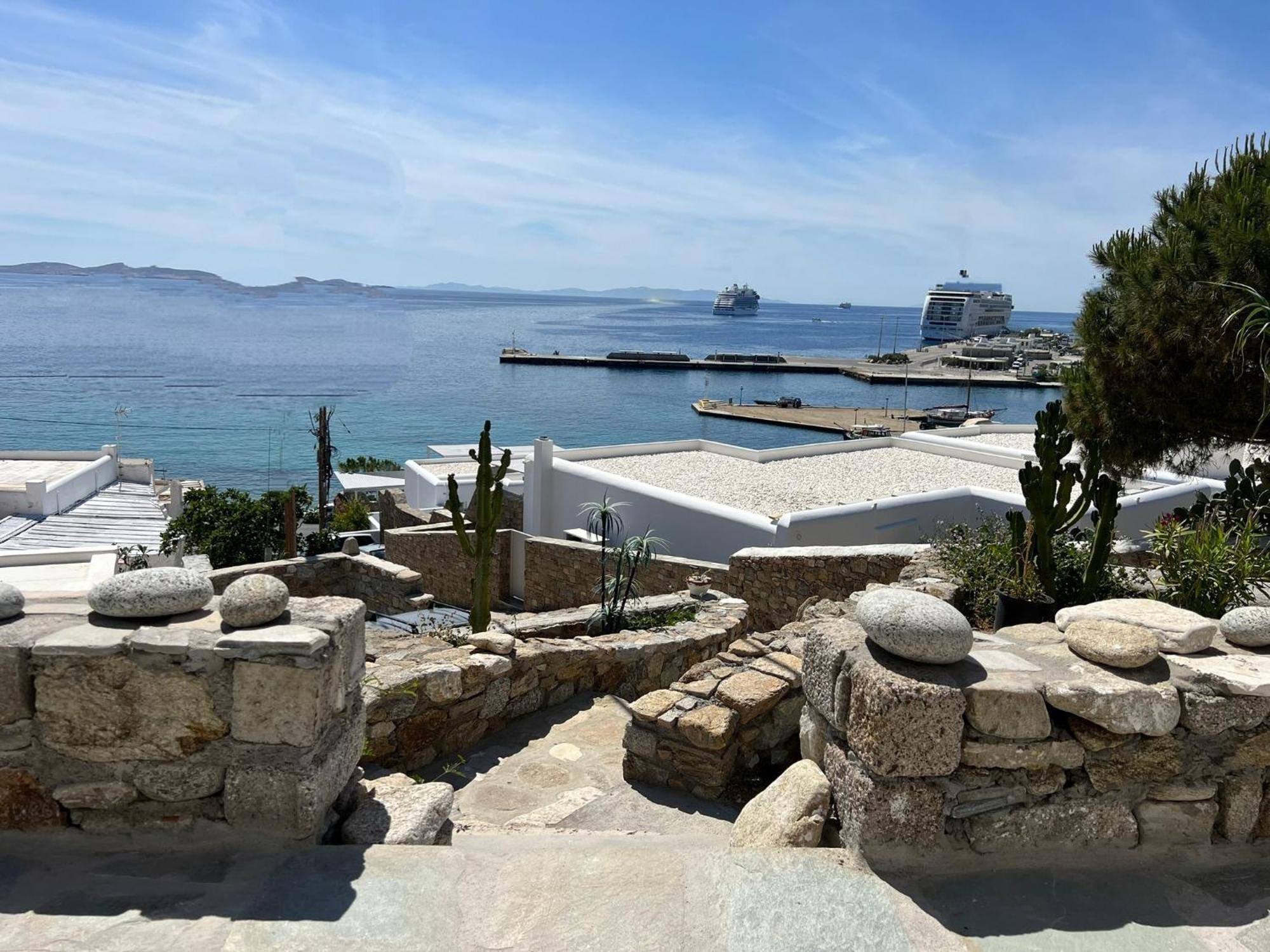 Mykonos Tourlos Nests - Sea View Escape Daire Dış mekan fotoğraf