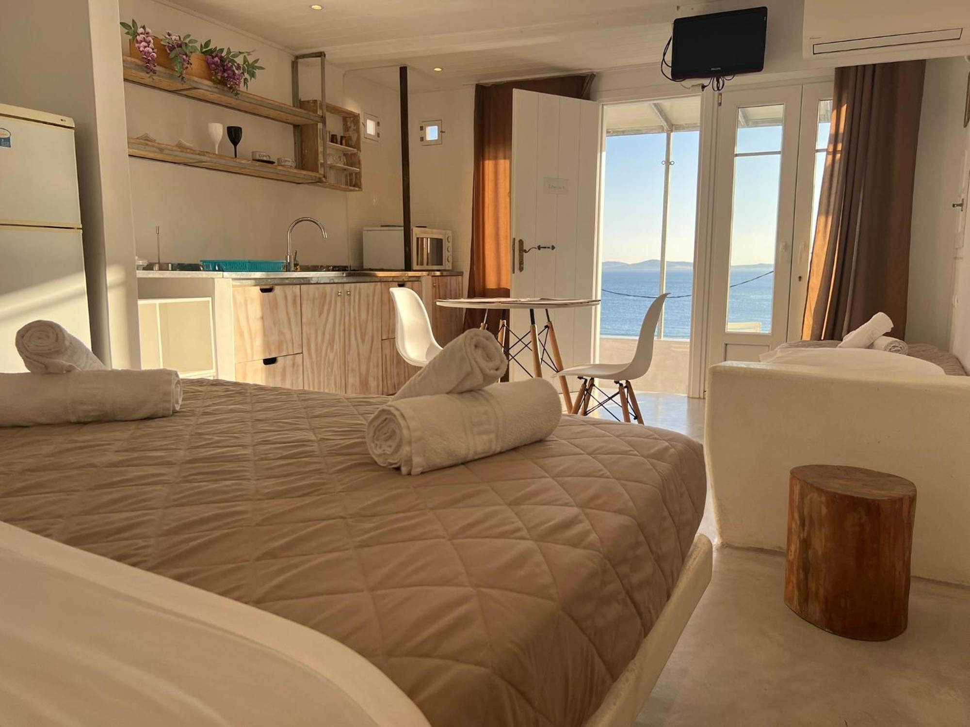 Mykonos Tourlos Nests - Sea View Escape Daire Dış mekan fotoğraf