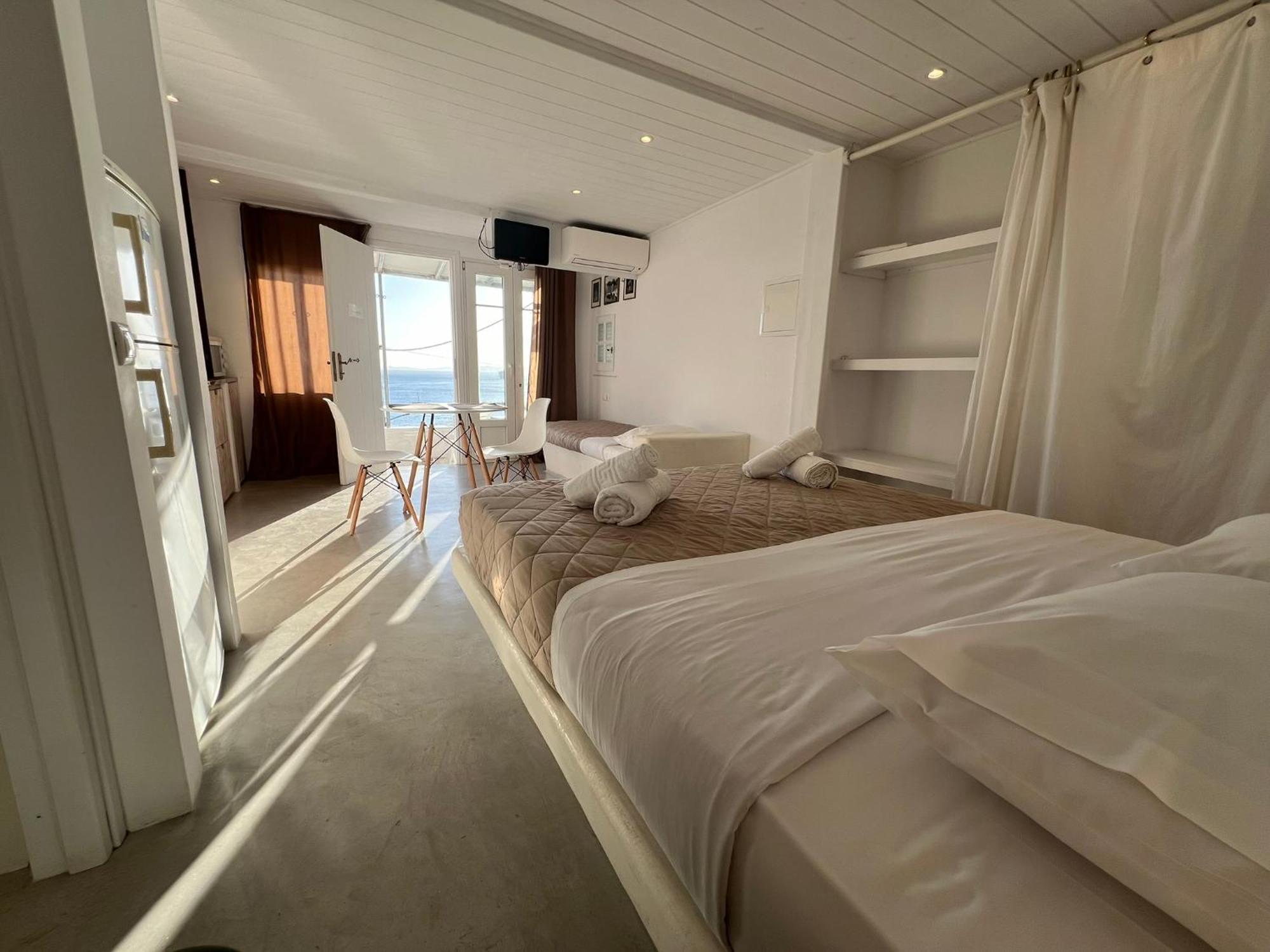 Mykonos Tourlos Nests - Sea View Escape Daire Dış mekan fotoğraf